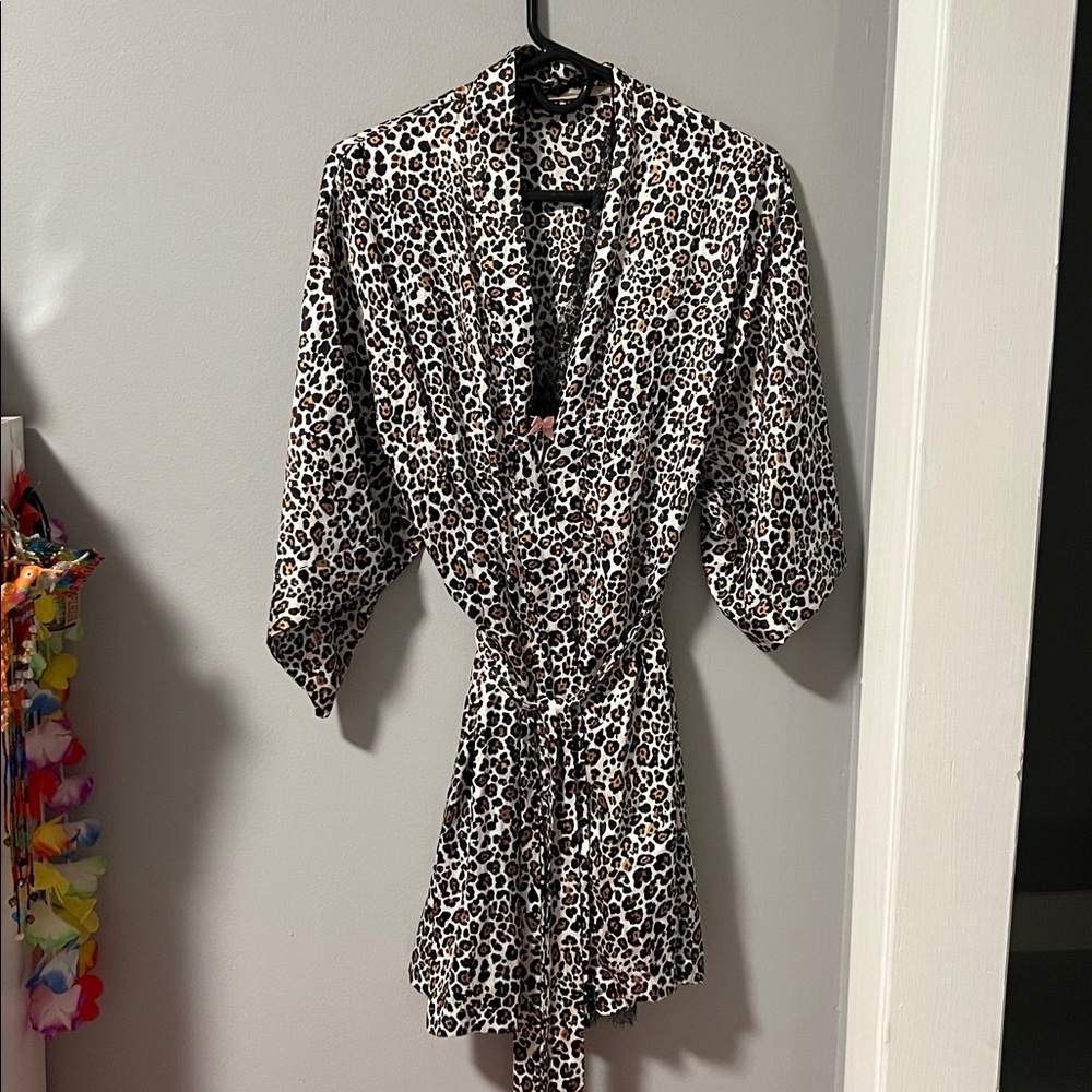 Victoria's Secret Leopard Print Chemise
